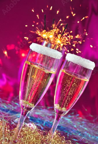 Photography Sekt zum Jahreswechsel