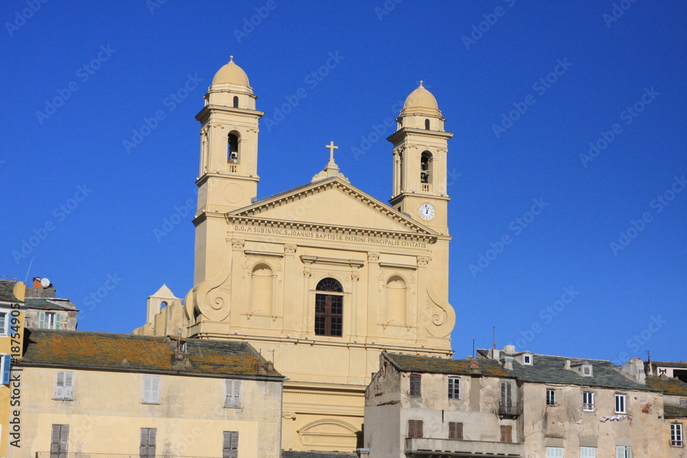 clocher eglise saint jean à Bastia
