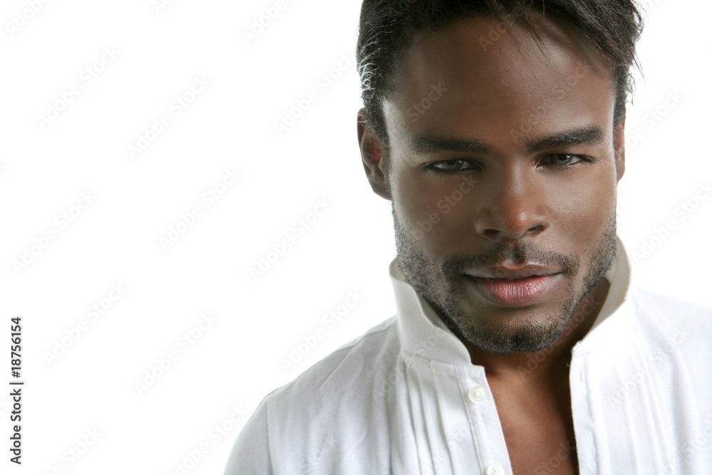 Obraz premium African american cute black young man portrait