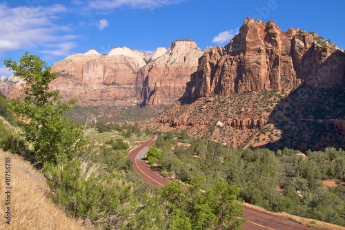 The scenic Zion Mount Carmel Highway, Zion National Park