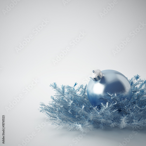 Christmas ball of gentle bl...