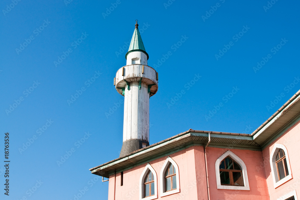 Wooden minaret Wooden minaret