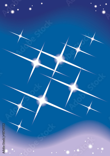 Shining stars in the space, abstract background, vector photo