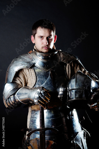 Great warrior with sword and heavy armour