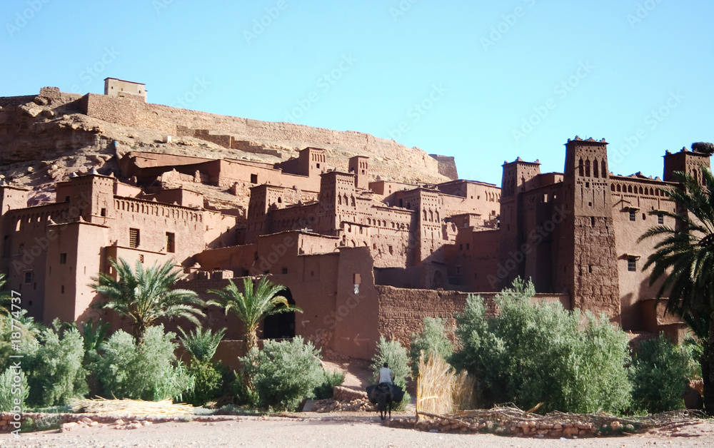 The Kasbah Ait ben haddou in Morocco