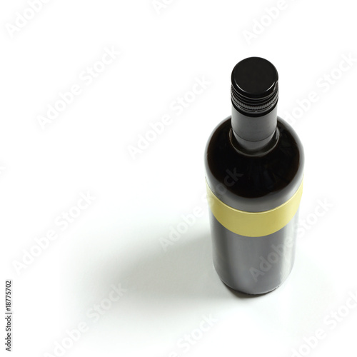 wine bottle top view