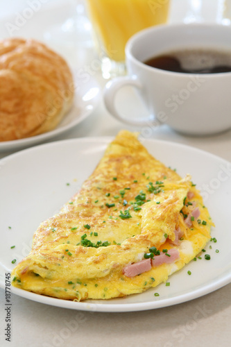 Ham and Cheese Omelette