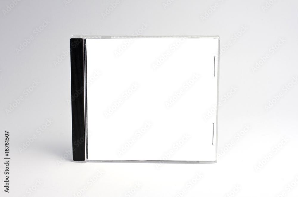 blank cd case isolated blank cd case isolated