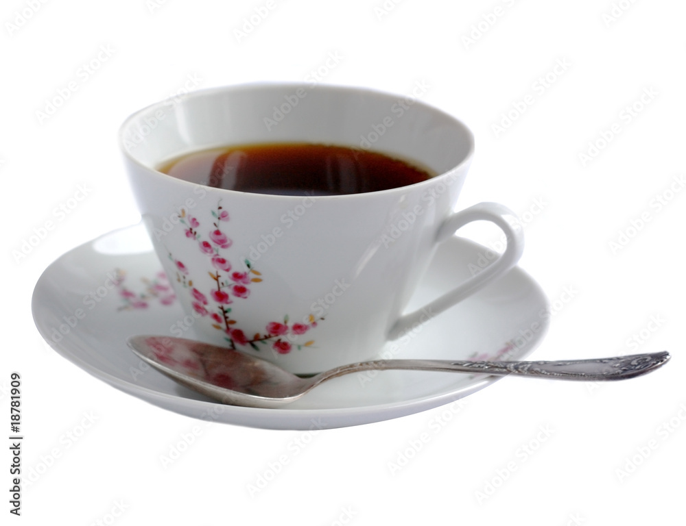 Cup of coffee isolated on the white Cup of coffee isolated on the white