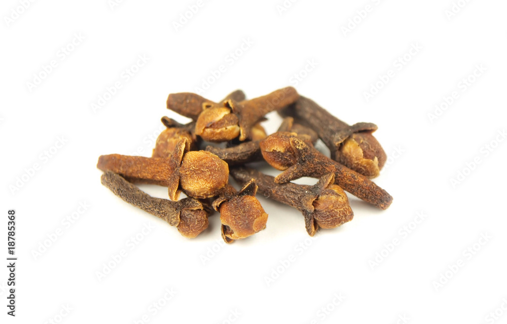 Clove isolated on white Clove isolated on white