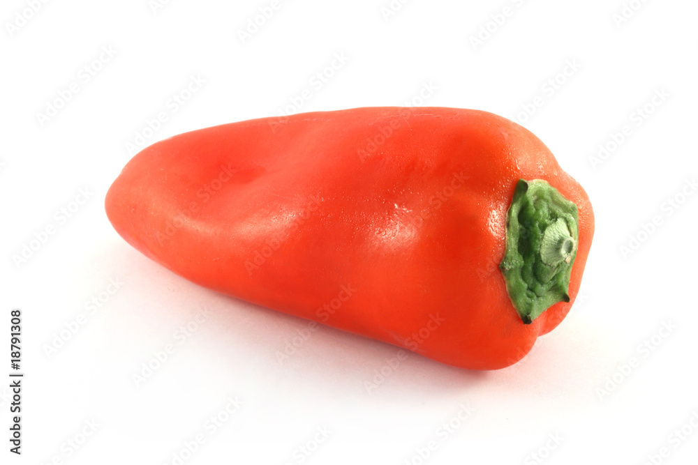 Red sweet pepper isolated Red sweet pepper isolated