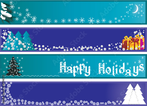 Christmas banners