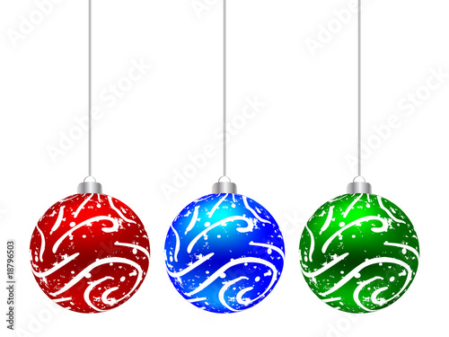 christmas globe vector illustration