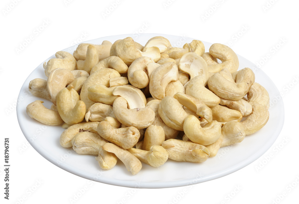 Cashews, isolated