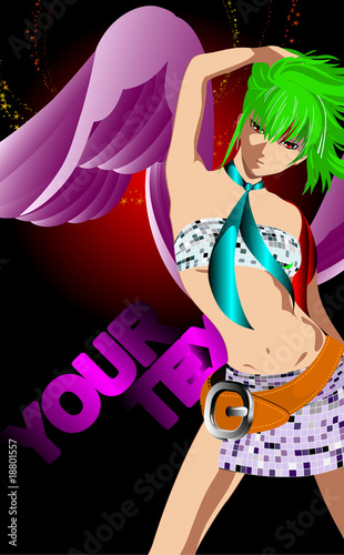 Party background. Template flyer for party