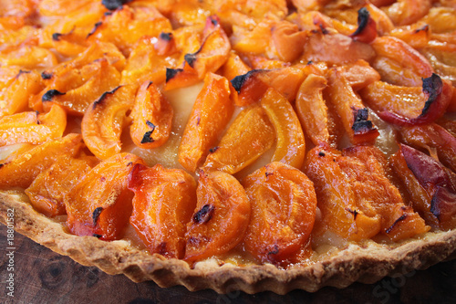 Tarte aux abricots photo