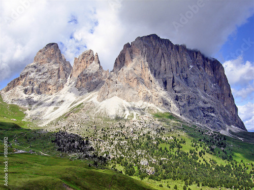 Italy, Dolomites, Sella pass photo