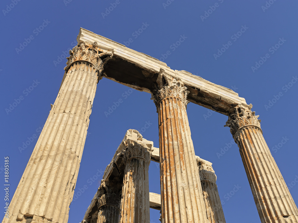Griechenland - Athen, Olympieion, Tempel des Olympischen Zeus