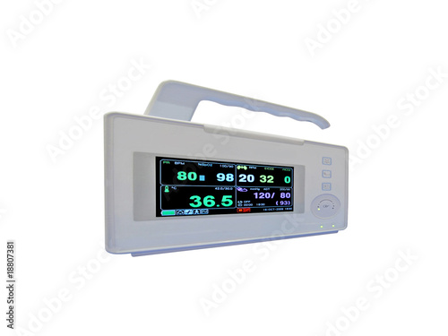 new colorful cardiovascular portable monitor, doppler, display