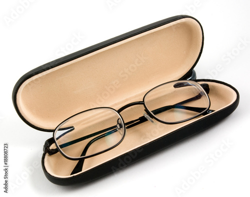 reading glasses in a case