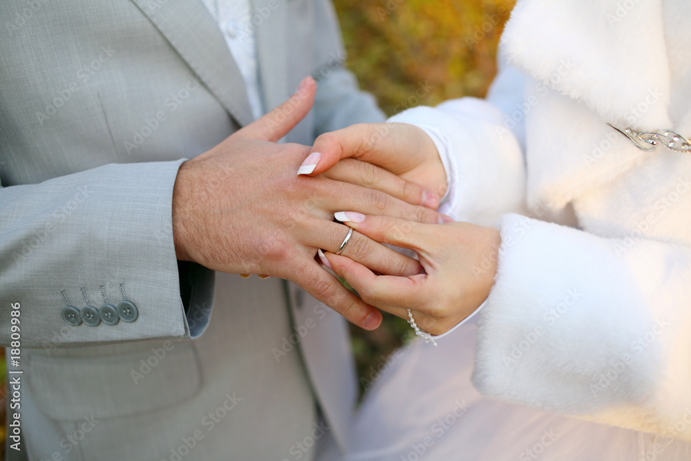 A wedding etude is in colors, weddings rings A wedding etude is in colors, weddings rings