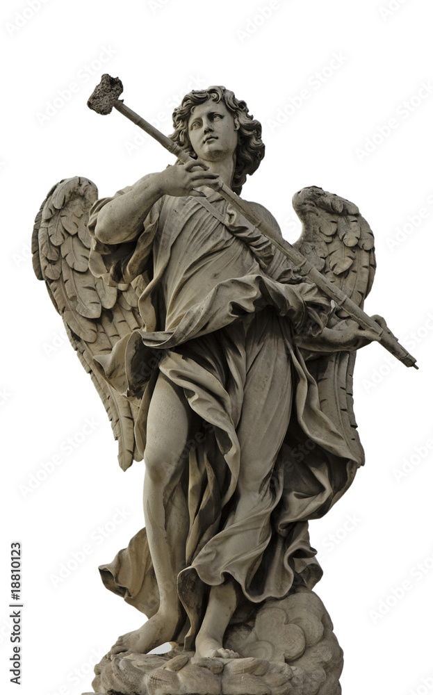 Obraz premium Angel with the sponge on Ponte Sant'Angelo, Rome