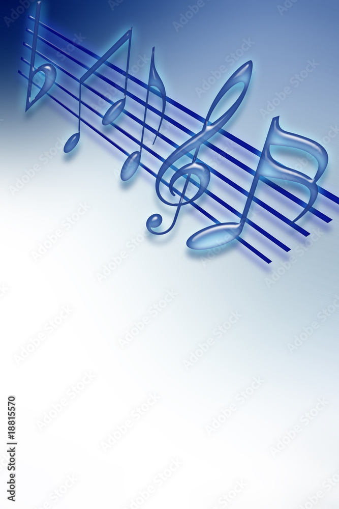 Fototapeta premium Music notes