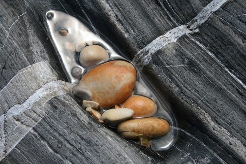 Pebbles in Water