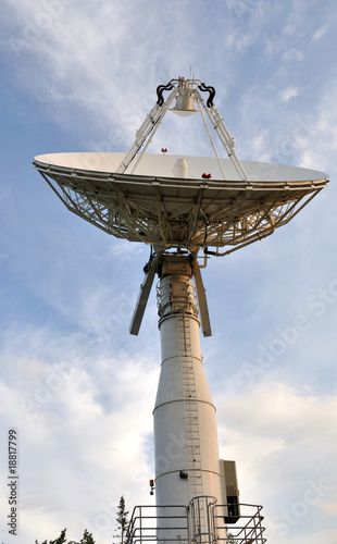 Satellite communications dish photo