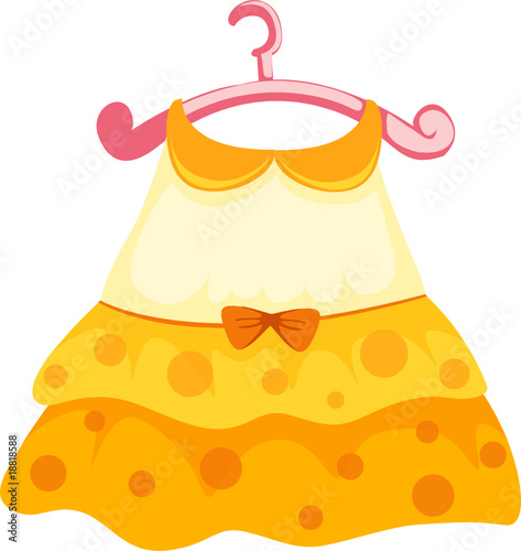 hanging dress girl