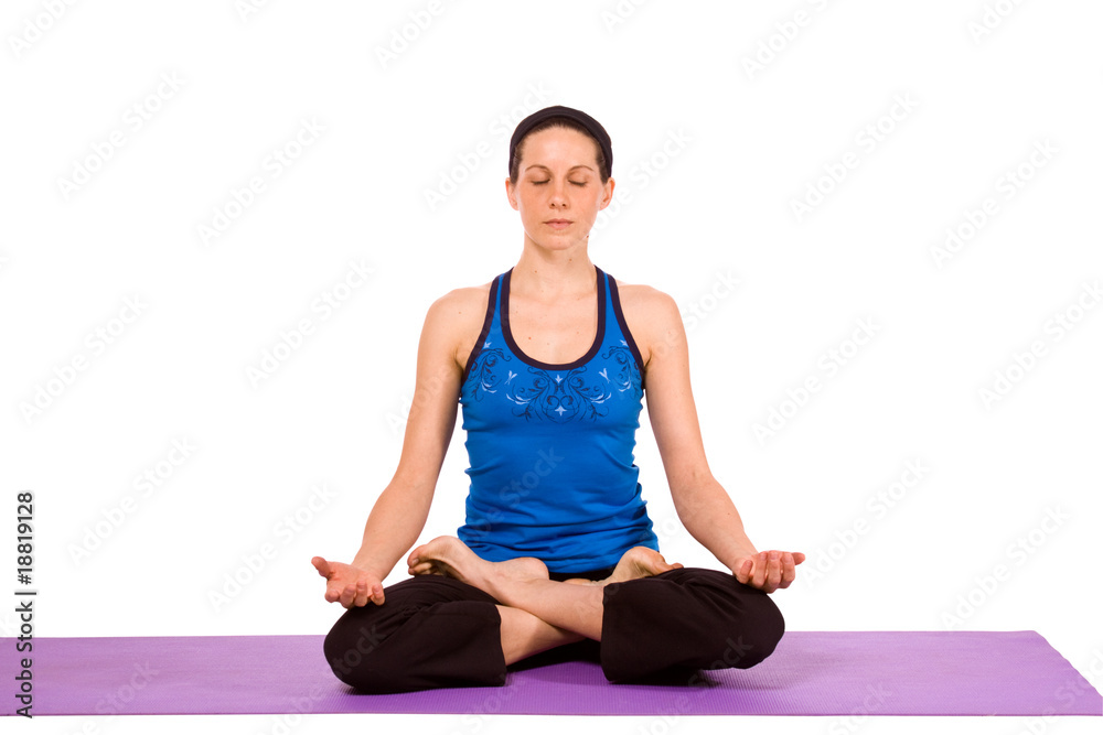 Fototapeta premium Woman in Yoga Position