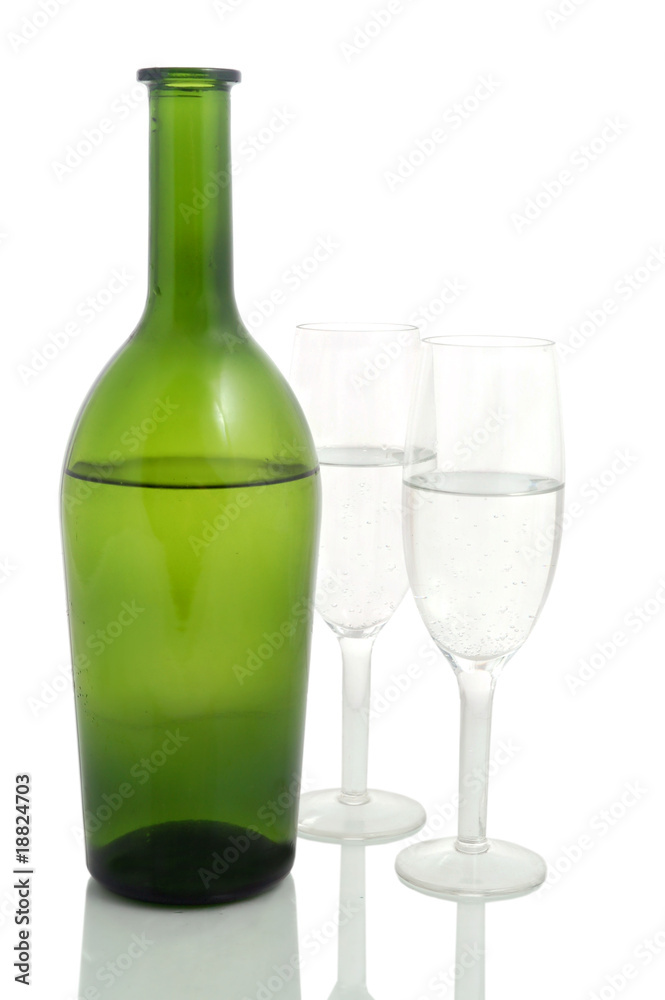 Pair of champagne flutes