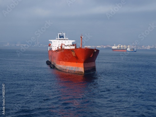 Cargo Ship in the Med