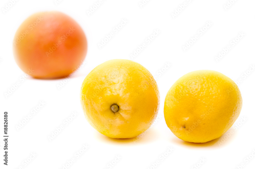 Grapefruit and lemon Grapefruit and lemon