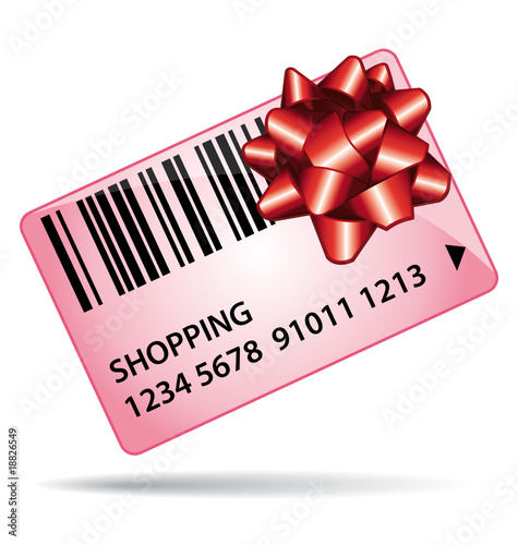Gift shopping card