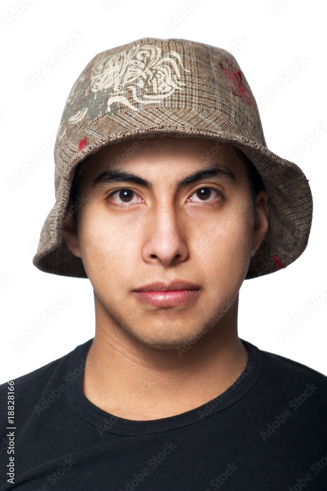 Teen Wearing Summer Hat Teen Wearing Summer Hat
