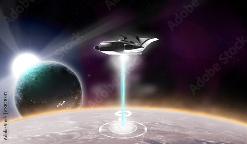 Fototapeta Naklejka Na Ścianę i Meble -  space ship