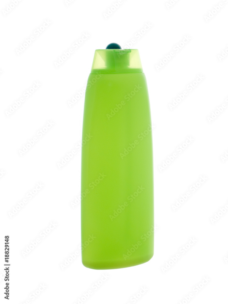 bottle of shampoo. bottle of shampoo.
