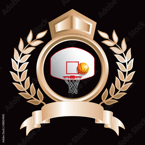 basketball goal gold royal display