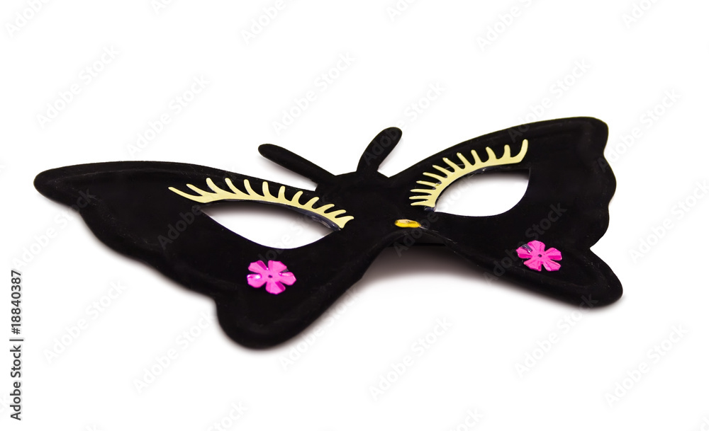 Naklejka premium Masquerade mask on white