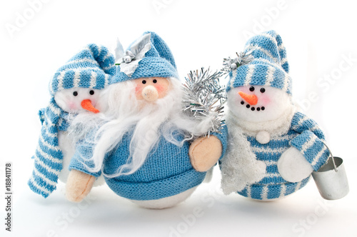 Three snowmans