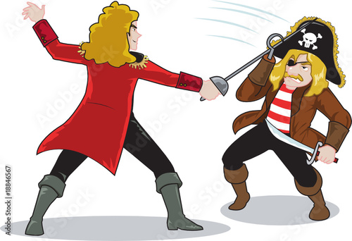 pirate fighting