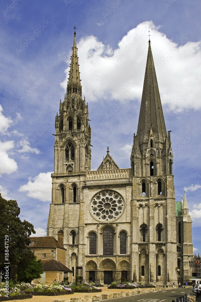 Obraz premium Chartres Cathedrale