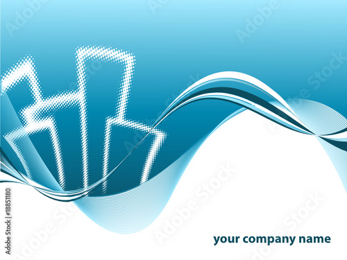 abstract header for real estate or constraction company