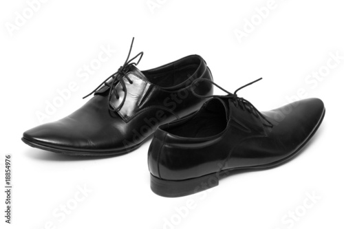 Classic black men's shoes