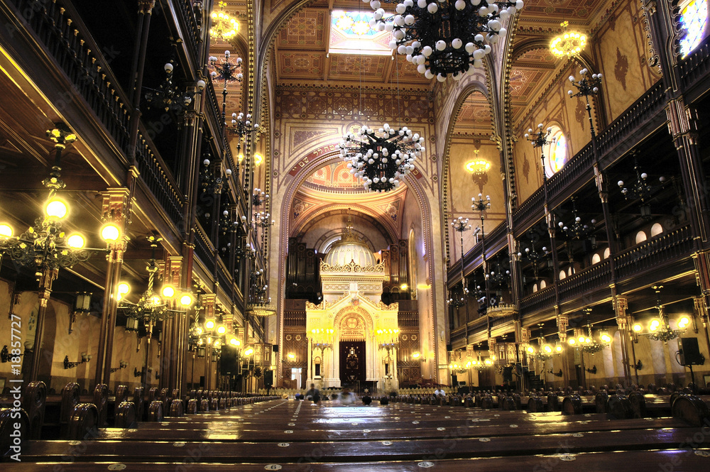 Fototapeta premium Synagoga w Budapeszcie