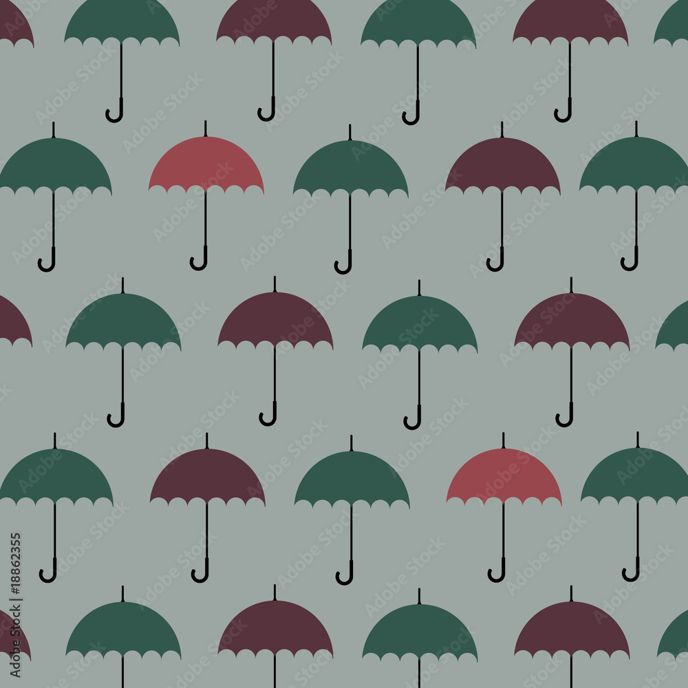 Umbrella pattern background