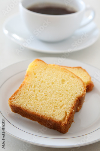 Pound Cake and Coffee