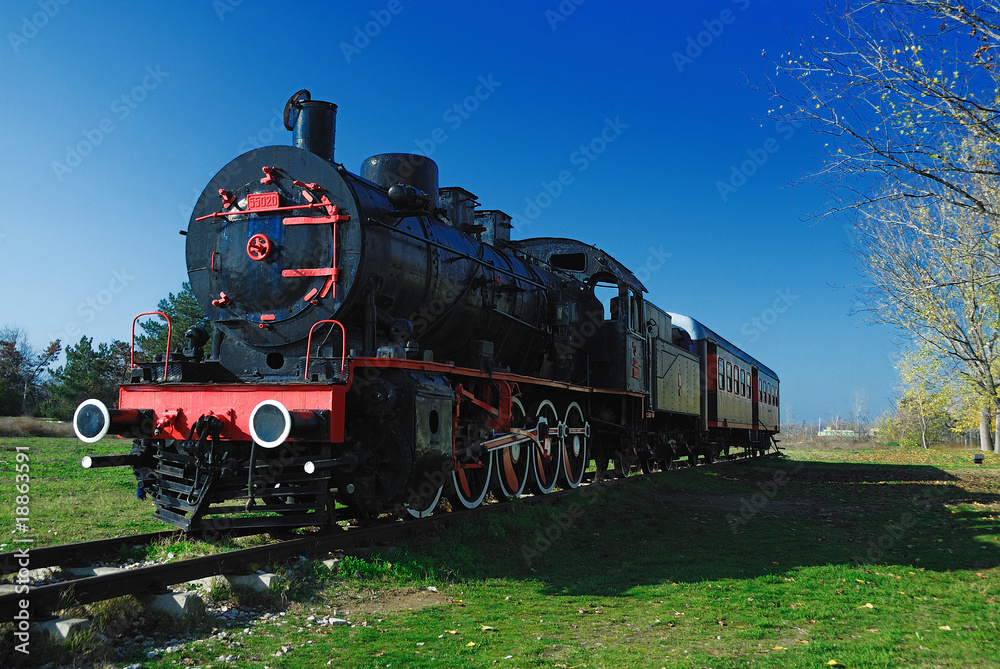 Naklejka premium OLD LOCOMOTIVE