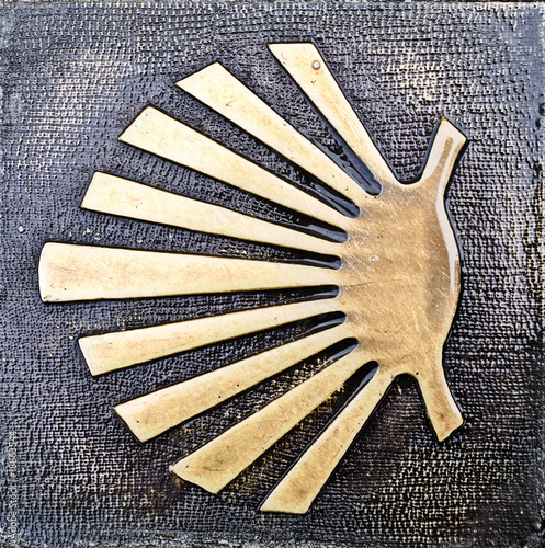 Concha del peregrino (venera) en el Camino de Santiago